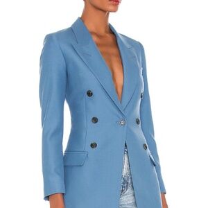 SMYTHE NOT A DB BLAZER SIZE 8 SLATE